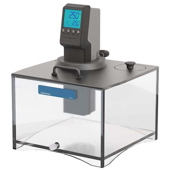 Cole-Parmer RH-400 Polycarbonate Open Heated Circulating Bath System, 17 L, Amb +10 to 85°C; 120 V