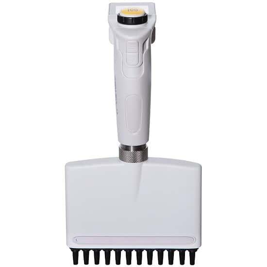 ColeParmer Electronic Multichannel Pipette, 12 Channel, 10 to 300 ul
