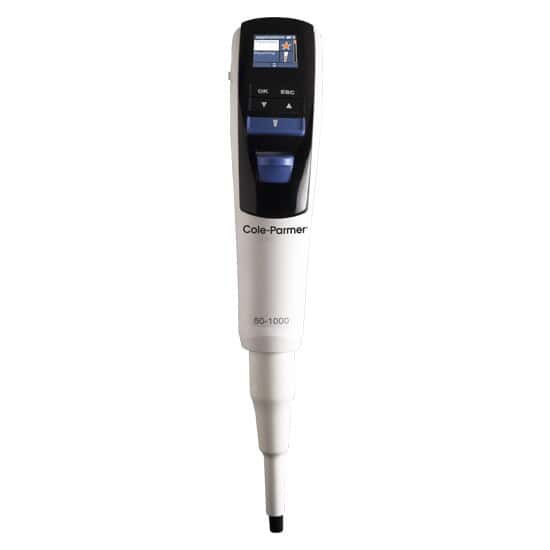 Cole-Parmer Electronic Pipette, Single Channel, 0.5 to 10 µL