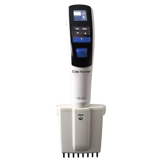 Cole-Parmer Electronic Pipette, 8 Channel, 5 to 100 µL