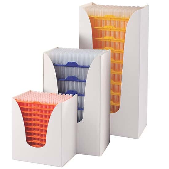 Cole-Parmer Pipette Tip, 100 to 1000 µL, Sterile, Filter, Low Retention, Reloading Stack, 5 Racks; 480/PK