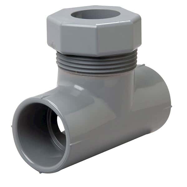 ColeParmer Flow Cell, CPVC tee fitting, 11/2" Slip Fit from Cole