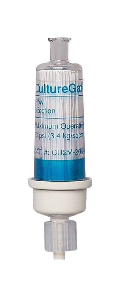 Hollow Fiber Filter, 0.2 um, Female/Male Luer; 12/Pk from Cole-Parmer