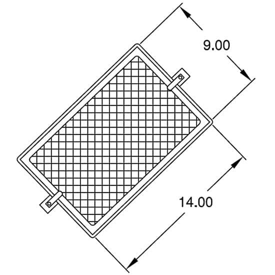 Cole-Parmer Activated Carbon Filter for HEMCO Ductless Fume Hood 33706-23; 2/Pk