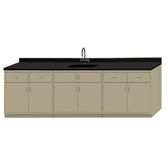 Cole-Parmer Cabinet Grouping with Sink, 9'