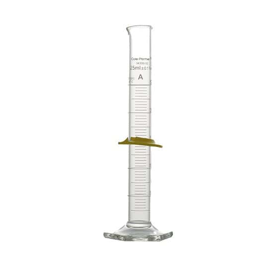 Cole-Parmer Graduated Cylinder, Class A, To Deliver, 25 mL
