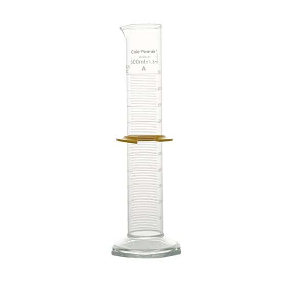 Cole-Parmer Graduated Cylinder, Class A, To Deliver, 500 mL