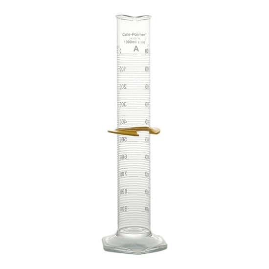 Cole-Parmer Graduated Cylinder, Class A, To Deliver, NIST Calibration, 1000 mL