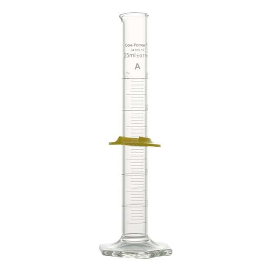 Cole-Parmer Graduated Cylinder, Class A, To Contain; 25 mL