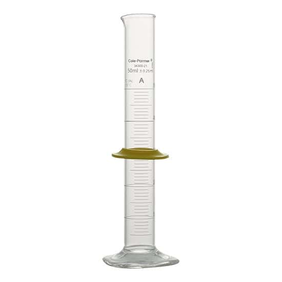 Cole-Parmer Graduated Cylinder, Class A, To Contain; 50 mL