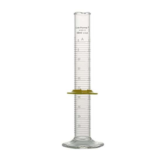 Cole-Parmer Graduated Cylinder, Class A, To Contain, NIST Calibration; 50 mL