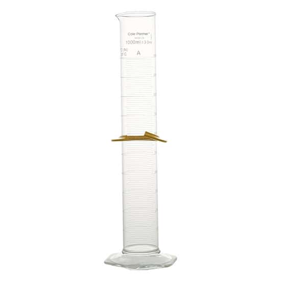 Cole-Parmer Graduated Cylinder, Class A, To Contain; 1000 mL