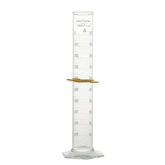 Cole-Parmer Graduated Cylinder, Class A, To Contain, NIST Calibration; 1000 mL