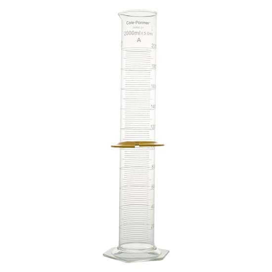 Cole-Parmer Graduated Cylinder, Class A, To Contain; 2000 mL
