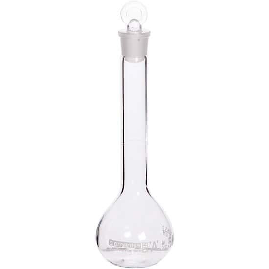 Cole-Parmer Class A Volumetric Flask with Glass Stopper, 50 mL; 2/PK