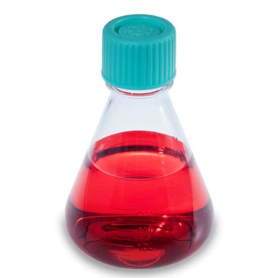 Cole-Parmer Sterile Erlenmeyer Flasks, PETG, Vent Cap, 250mL (8 oz); 12/Cs