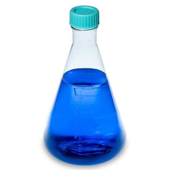 Cole-Parmer Sterile Erlenmeyer Flasks, Polycarbonate, Vent Cap, 2000mL (64 oz); 6/Cs