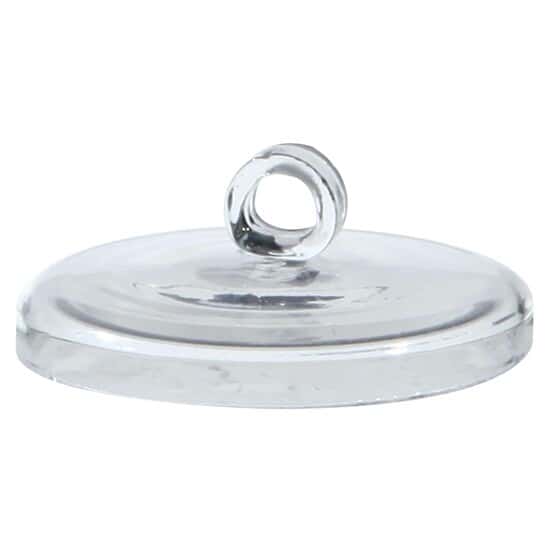 Cole-Parmer Quartz Glass Crucible Lid, 100 mL