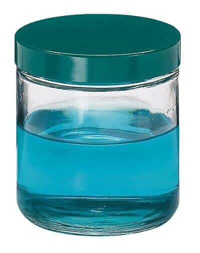 Cole-Parmer 2S01 QGTV Pre-Cleaned Wide-Mouth Jar, Clear Glass, 45mL; 48/CS