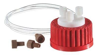 Distillation Apparatus Cap, Three Hole Delivery, 45 mm