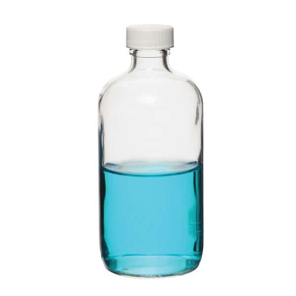 Cole-Parmer Narrow-Mouth Bottle, Clear Glass, 1L; 12/CS