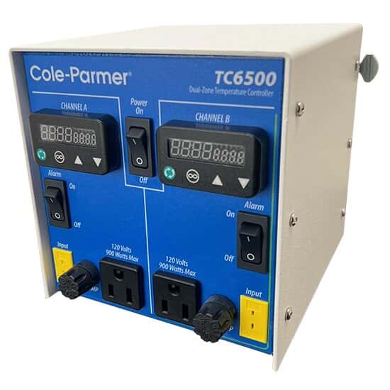 Cole-Parmer TC6500 2-Zone Temperature Controller; RTD, 120V/15A