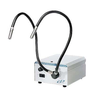 Cole-Parmer Self-Supporting Dual Arm Gooseneck Light Pipe, 23