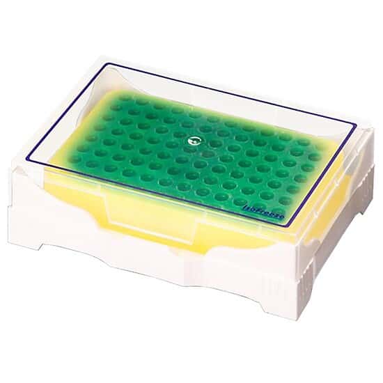 Cole-Parmer Benchtop Cooler Color-Changing PCR Rack, PP/Inert Gel; 2/PK