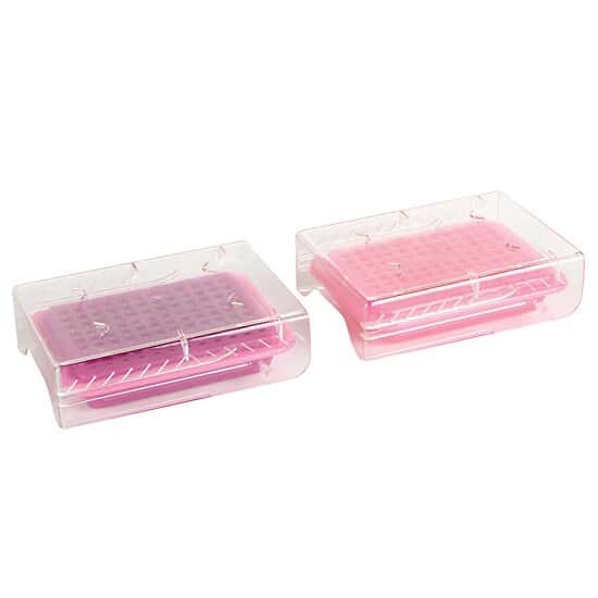 Cole-Parmer PCR Cooler, 96-Well, Pink/Purple; 2/PK