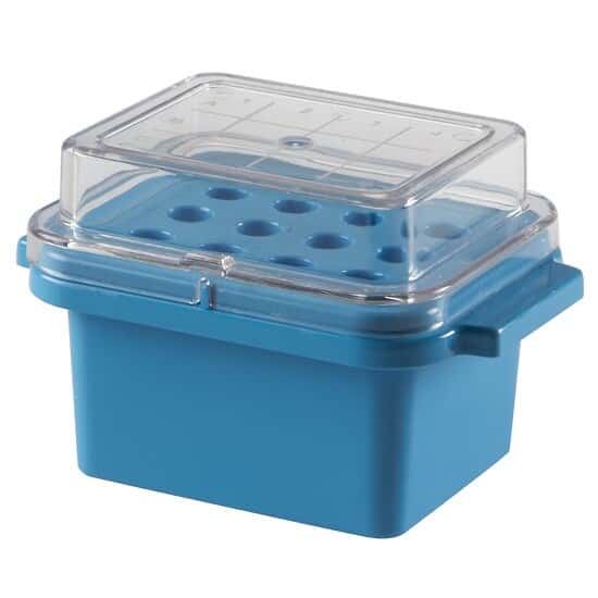 Cole-Parmer Mini-Cooler, -20°C, 0.5-2mL, 12-Place, Blue