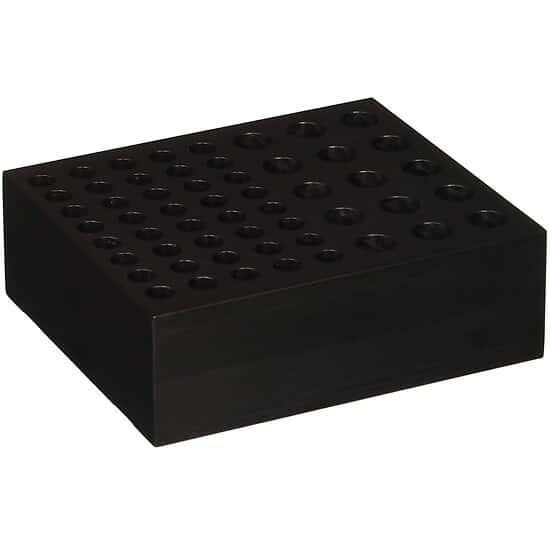 Cole-Parmer Aluminum Block, for 40 x 0.5 mL and 15 x 1.5 mL Microcentrifuge Tubes
