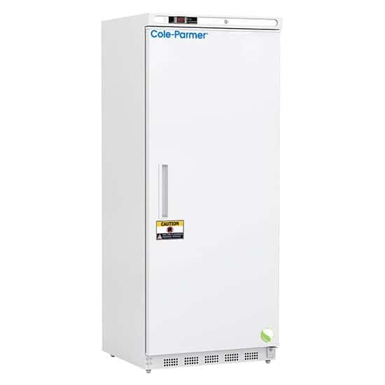 Cole-Parmer Standard Refrigerator, Solid Door, 1°C to 10°C, 20 cubic ft, 120V