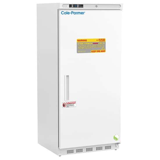 Cole-Parmer Standard Hazardous Location Refrigerator, Solid Door, 1°C to 10°C, 17 cubic ft, 120V