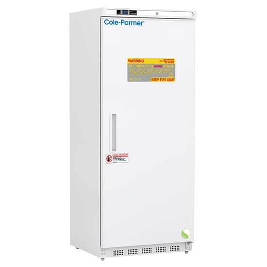 Cole-Parmer Standard Hazardous Location Refrigerator, Solid Door, 1°C to 10°C, 20 cubic ft, 120V