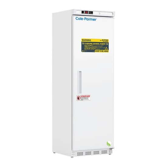 Cole-Parmer Standard Manual Defrost Flammable Storage Freezer, Solid Door, -15°C to -25°C, 14 cubic ft, 120V