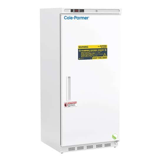 Cole-Parmer Standard Manual Defrost Flammable Storage Freezer, Solid Door, -15°C to -25°C, 17 cubic ft,  120V
