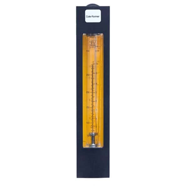 Cole-Parmer Panel-Mount Flowmeter without Valve, 316 SS, 3/8