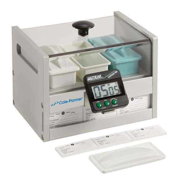 ColeParmer Manual Slide Staining Stations3 position from ColeParmer