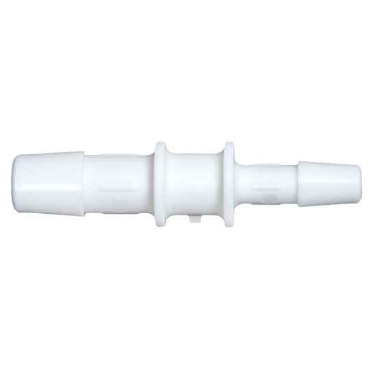 Cole-Parmer Hose Barb Fitting, Straight Reducer, White Nylon, Cleanroom Packed, 5/32