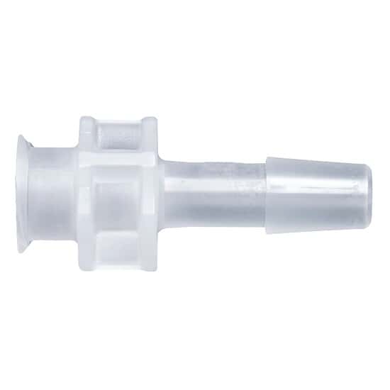 Cole-Parmer Luer to Hose Barb Fitting, Straight Adapter, Animal-Derivative-Free Polypropylene, Cleanroom Packed, Large Bore Female Luer x 5/16