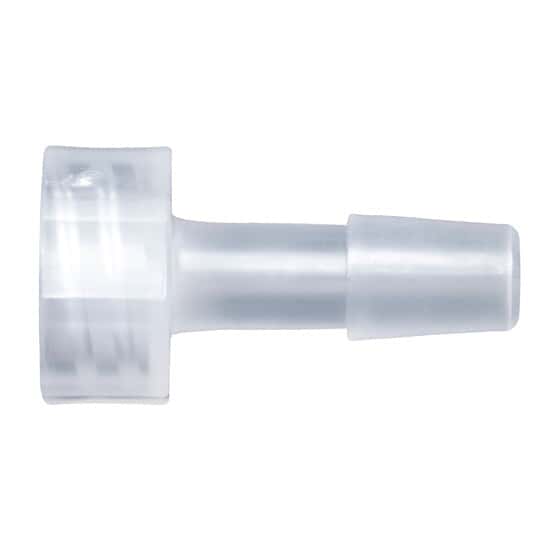 Cole-Parmer Luer to Hose Barb Fitting, Straight Adapter, Animal-Derivative-Free Polypropylene, Cleanroom Packed, Large Bore Male Luer x 5/16