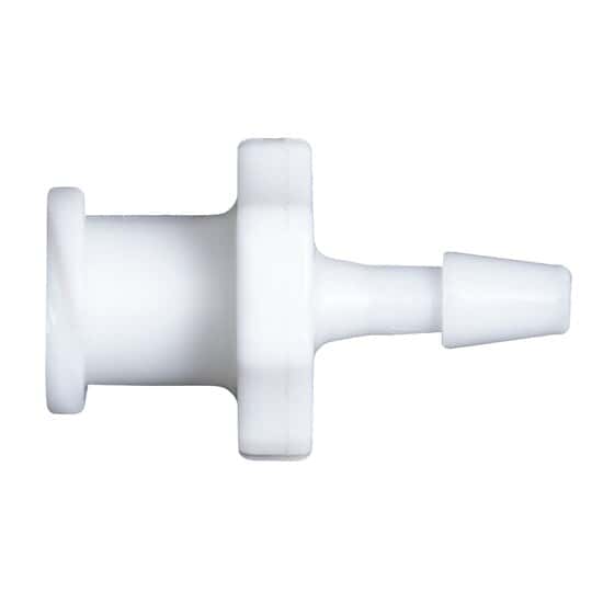 Cole-Parmer Luer to Hose Barb Fitting, Straight Adapter, White Nylon, Cleanroom Packed, Female Luer x 3/16