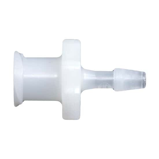 Cole-Parmer Luer to Hose Barb Fitting, Straight Adapter, Natural Nylon, Cleanroom Packed, Female Luer x 1/4