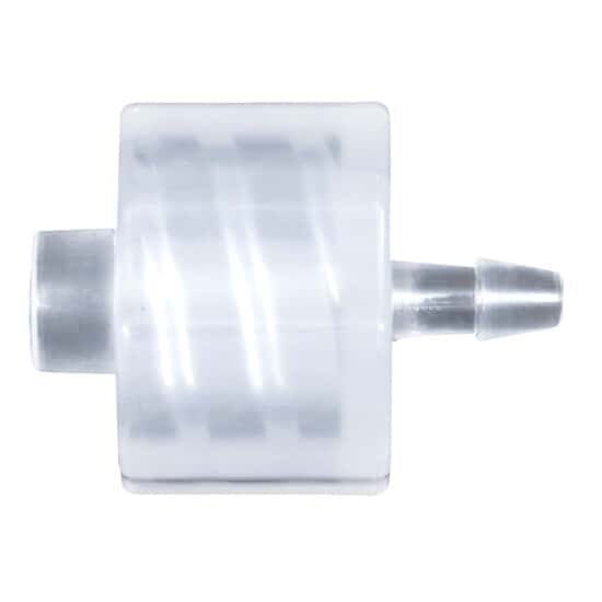 Cole-Parmer Luer to Hose Barb Fitting, Straight Adapter, Animal-Derivative-Free Polypropylene, Cleanroom Packed, Male Luer Lock x 1/8
