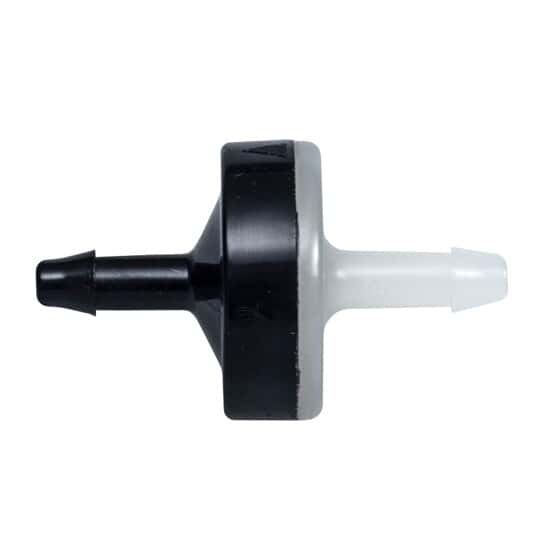 Cole-Parmer Miniature Check Valve, Nylon Housing, Silicone Diaphragm, 1/8