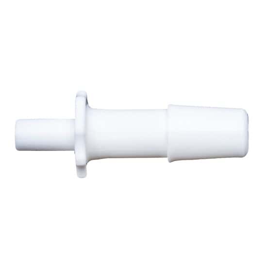 Cole-Parmer Luer to Hose Barb Fitting, Straight Adapter, White Nylon, Cleanoom Packed, Male Slip Luer x  3/16