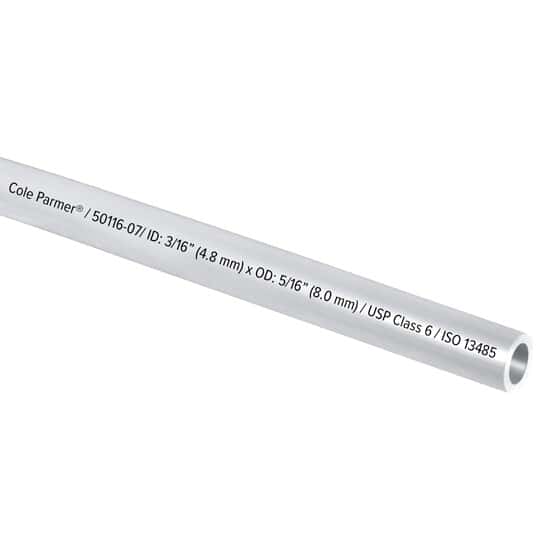 Clear Rigid Tubing 5mm (3/16'')ID X 6mm (1/4'')OD X 14inch