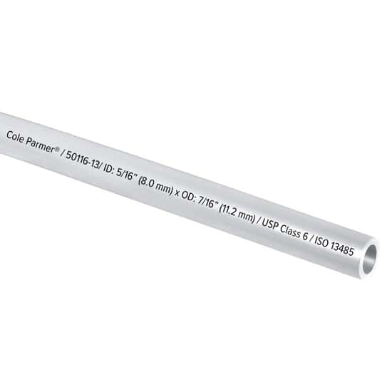 Cole-Parmer TPE Tubing, Clear, 5/16