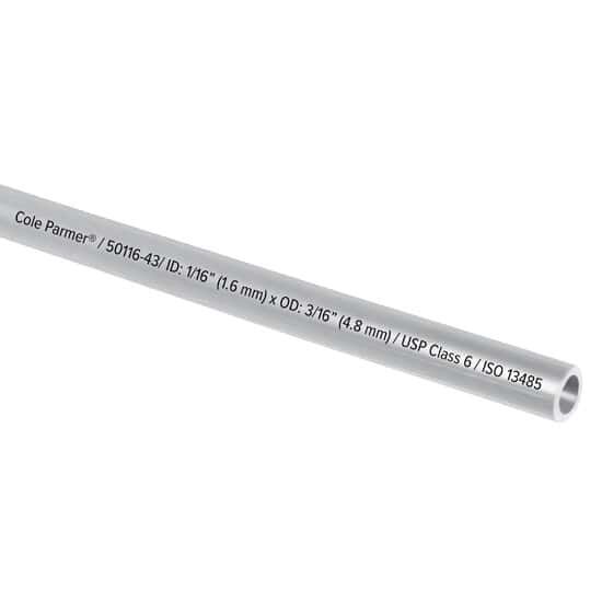 Cole-Parmer Soft TPE Tubing, Clear, 1/16