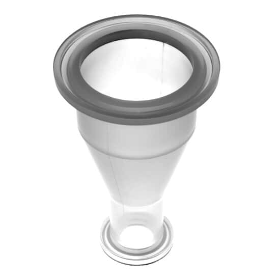 Cole-Parmer Sanitary Fitting, Straight Reducer, Polypropylene, 1-1/2